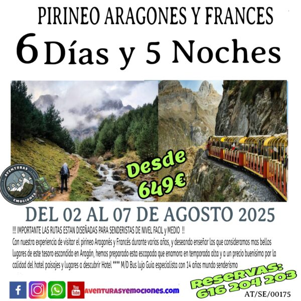02/08/2025 - Pirineo Aragones y Frances